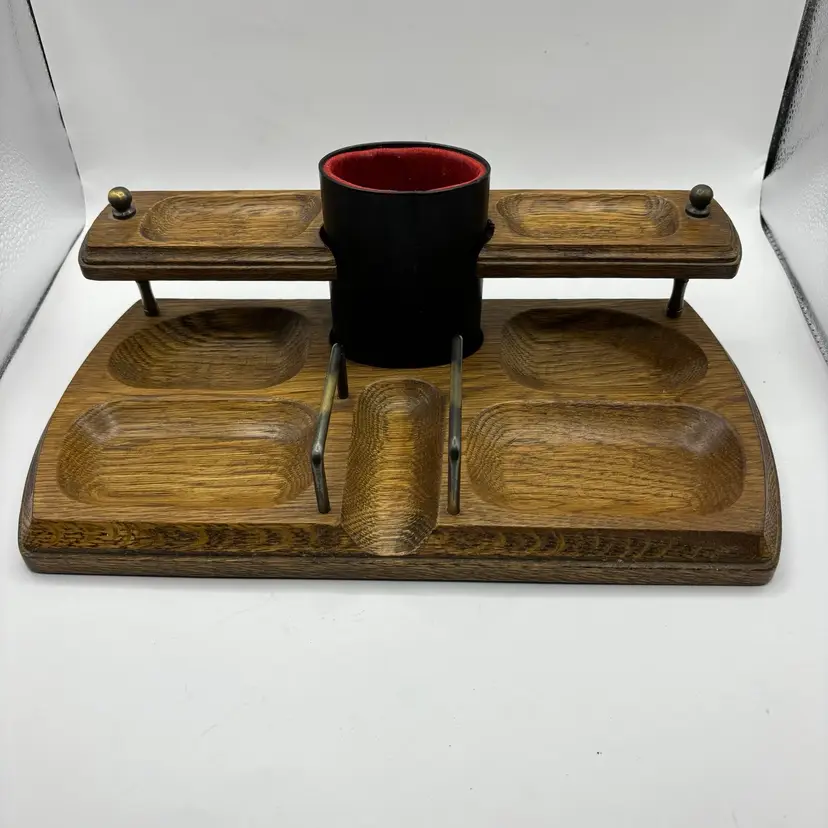 Vintage Men’s Dresser Valet Royal London Solid Oak