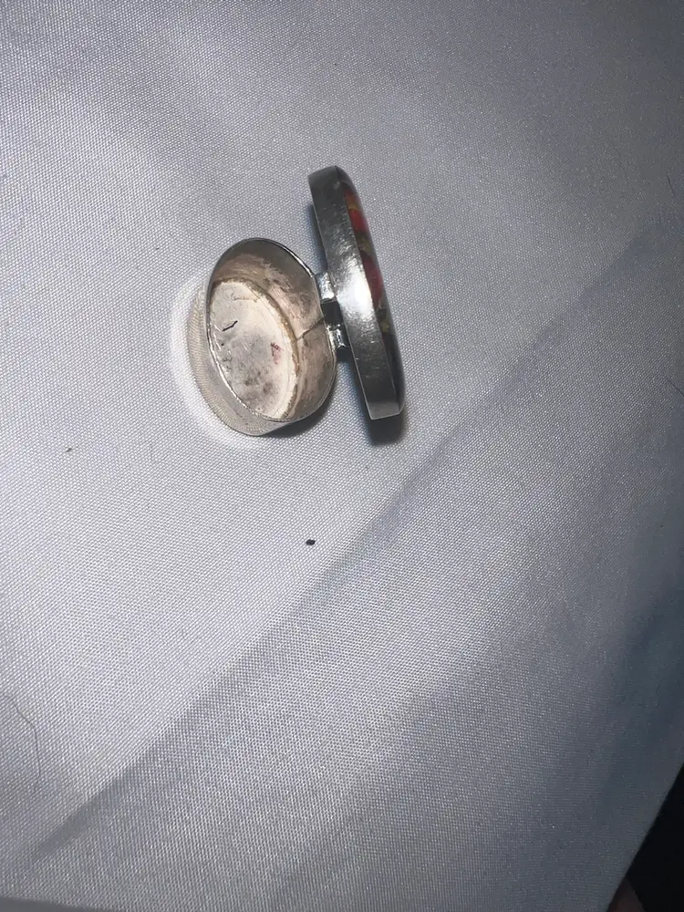 
11.2g 925 Silver Floral Mini Trinket Box