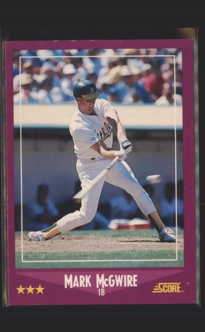 1988 Score #5 Mark McGwire - (137) - Oakland Athletics