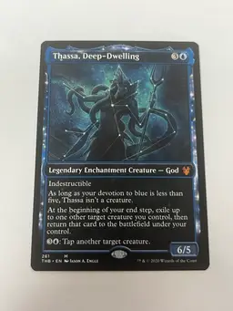 Thassa, Deep-Dwelling Showcase Non Foil Theros Beyond Death MTG NM