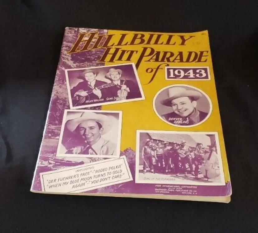 Hillbilly Hit Parade of 1943 Southern Music Publishing Company Sheet Music Vintage