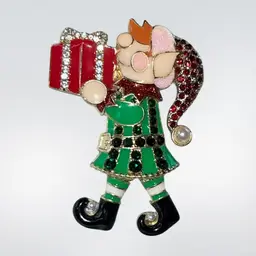 13. Holiday Lane For Macys Elf Brooch