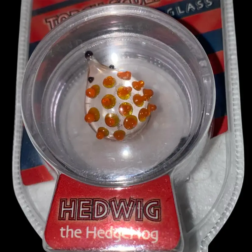 33% Off Sale- Limited Edition Looking Glass Torch Sculpture Hedwig The Hedgehog Front And Back Photos (was $12)