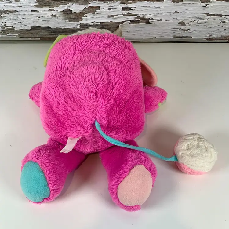 Vintage Magenta Popples 12 inch Plush 1985-86