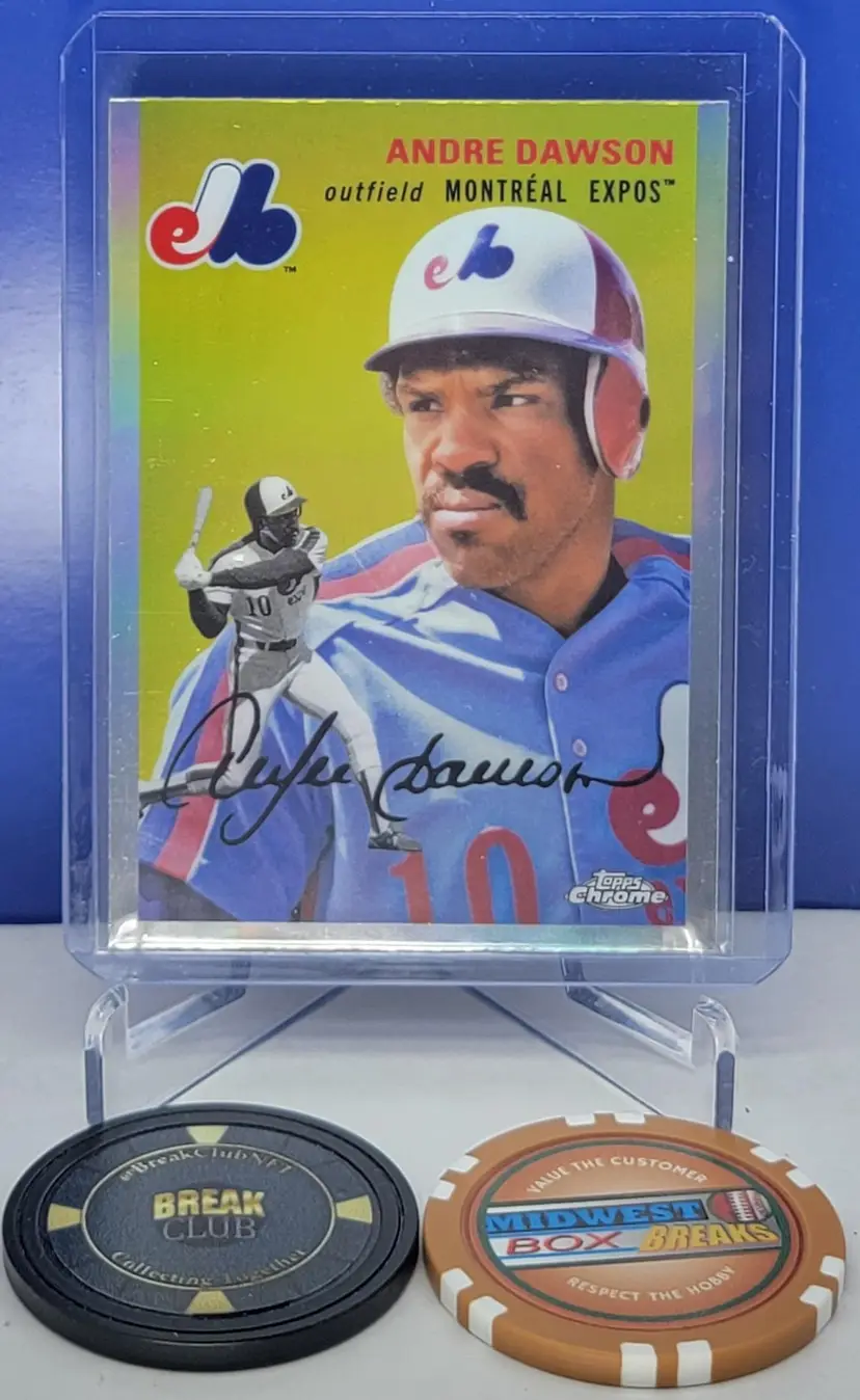 Andre Dawson 2023 Topps Chrome Platinum Annniversary Refractor #496 Montreal Expos
