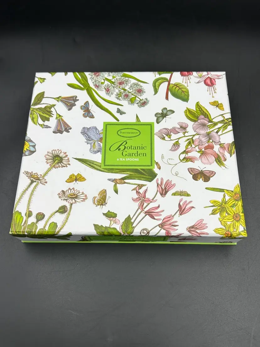 NEW Portmeirion Botanic Garden Set of 6 Teaspoons