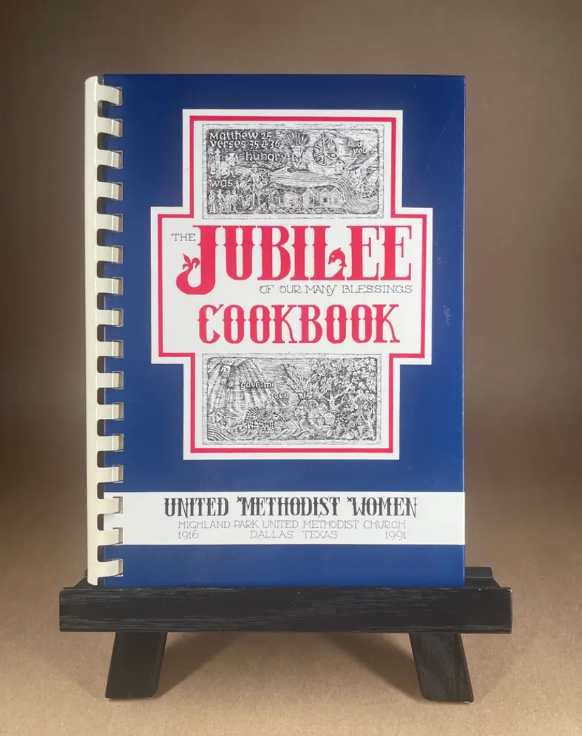 The Jubilee Of Our Many Blessings CookBook United Methodist Women Highland Park Dallas TX