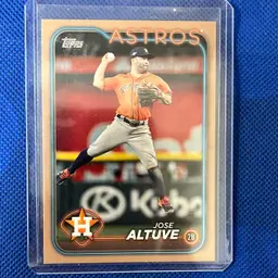2024 Topps Series 2 Jose Altuve Gold 1676/2024