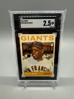 1964 Topps #150 Willie Mays SGC 2.5