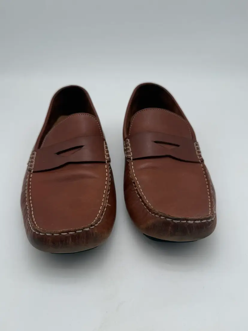 Cole Haan Howland Brown Leather Driving Penny Loafer Style C04534 Size 12M