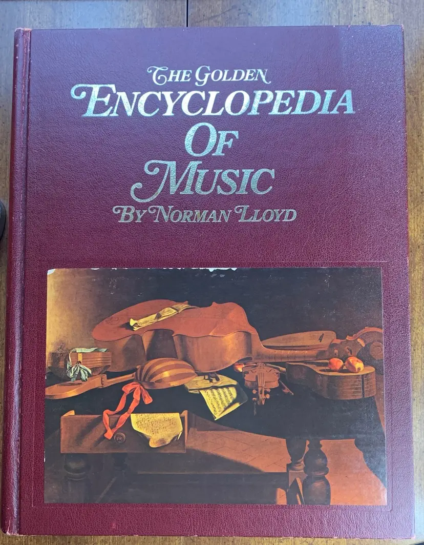 VTG The Golden Encyclopedia of Music by Norman Lloyd 1968 -720 Pages