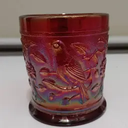 Stunning Vintage Imperial Glass Robin Mug