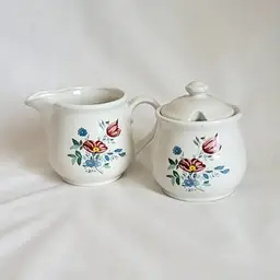 Sapota Cream and Sugar Set