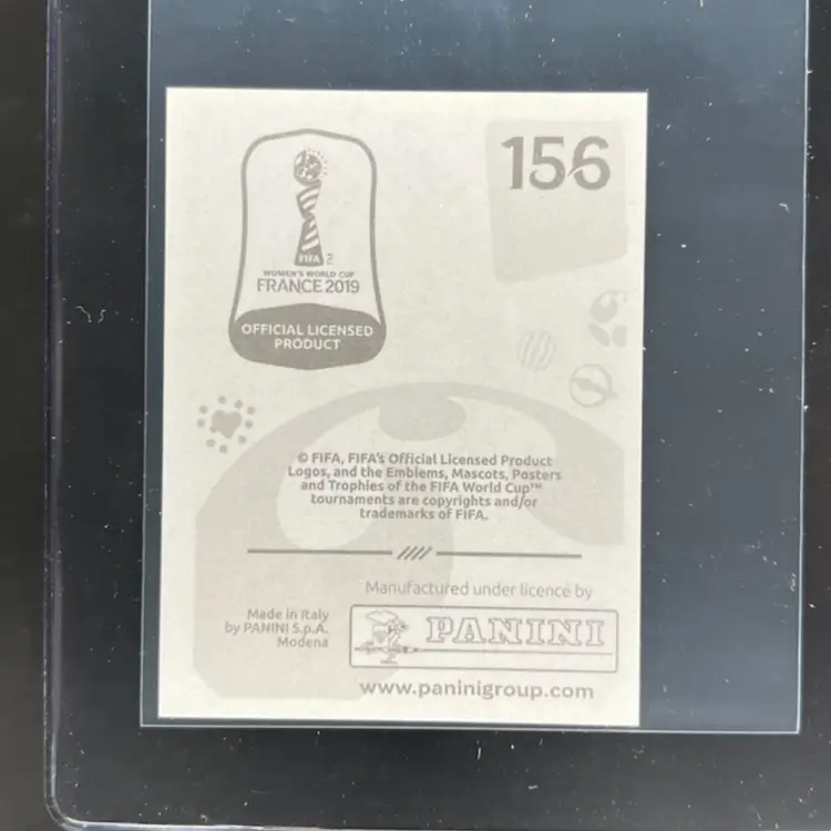 Jennifer Hermoso 2019 Panini Women’s World Cup Sticker Spain Card