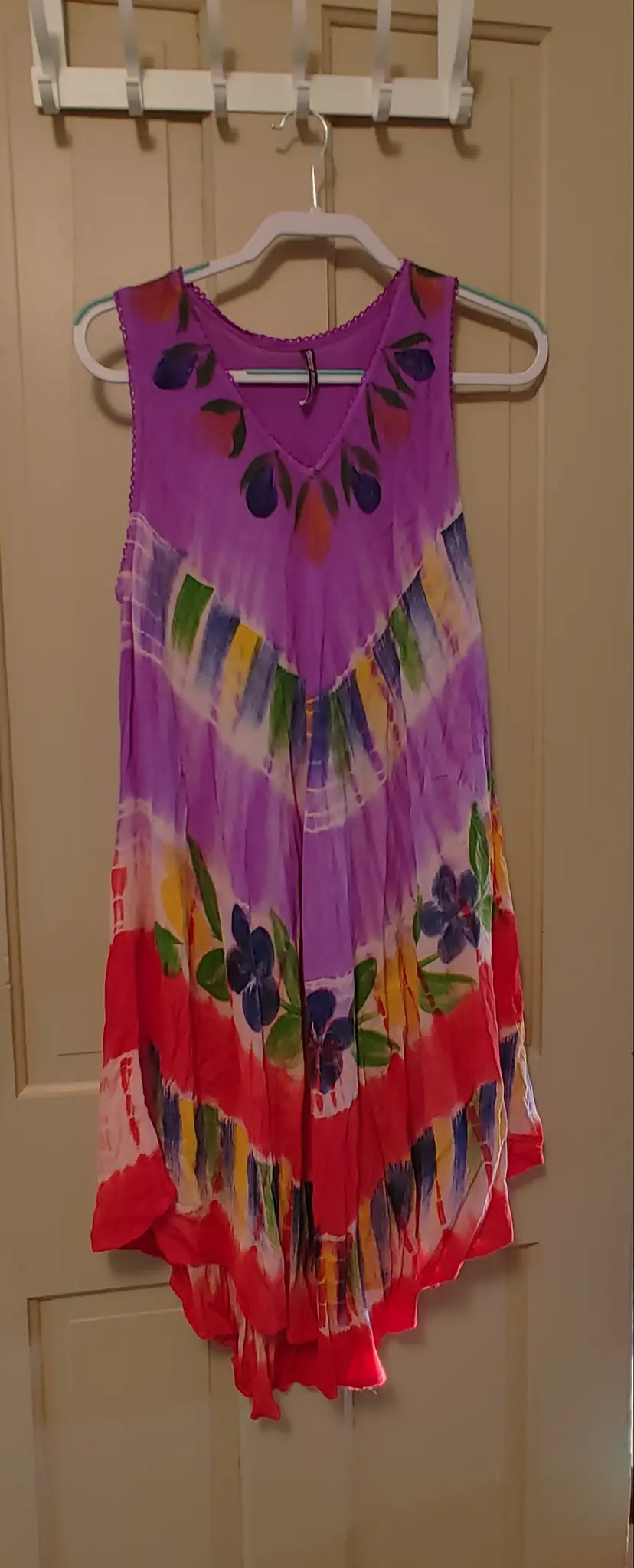 Dress- Brand: True Rock. Size Onesize. Tie dye dress. Material: 100% rayon. No callouts.