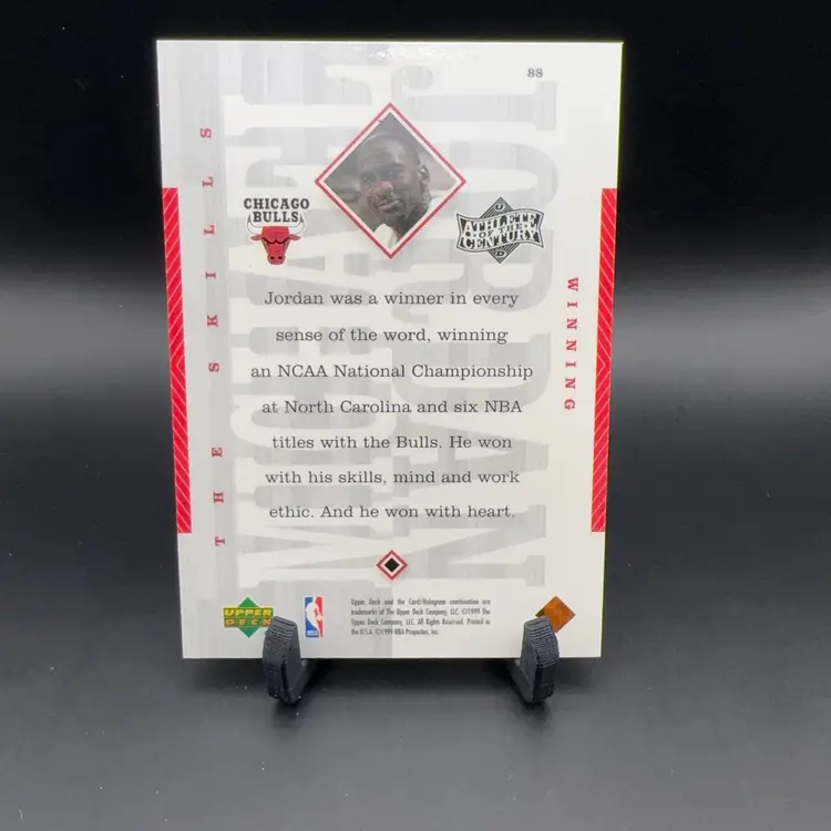 Michael Jordan The Winning Skills 1999 Upper Deck Athlete Of The Sentury