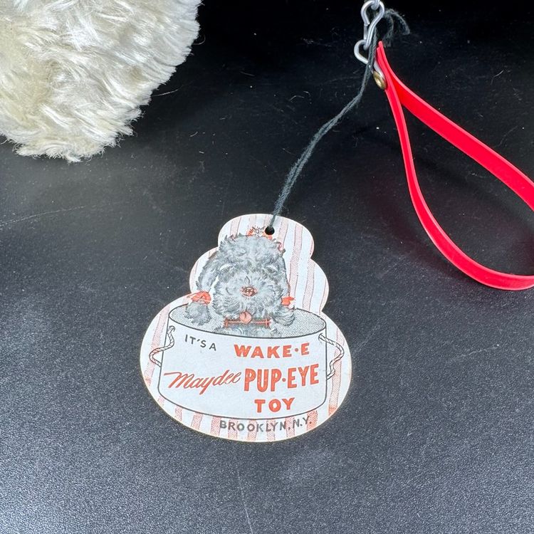 Vintage Stuffed Poodle Toy