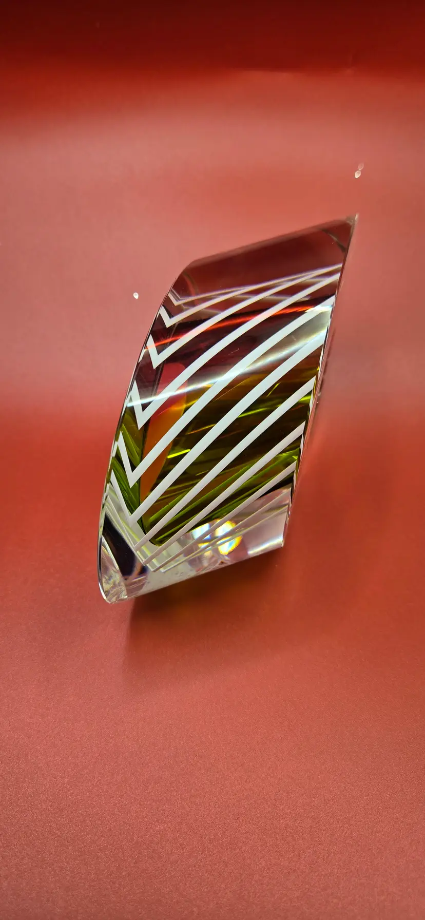 Paul Harrie Art Glass Paper Weight