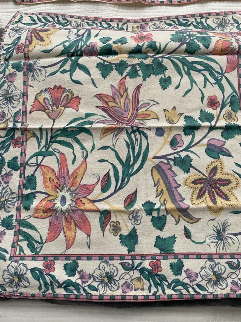 Floral Cloth Napkin’s Set Of 4