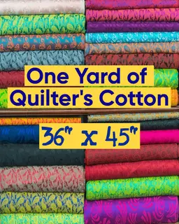 #04 - One yard of quilter's cotton fabric 1.38