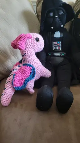 Crochet Butterfly Dragon BELLANI Emotional Support Plush