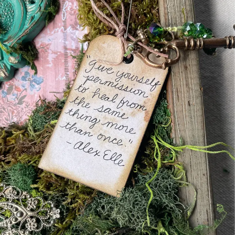 Mixed Media Art "Permission" (made by me!)