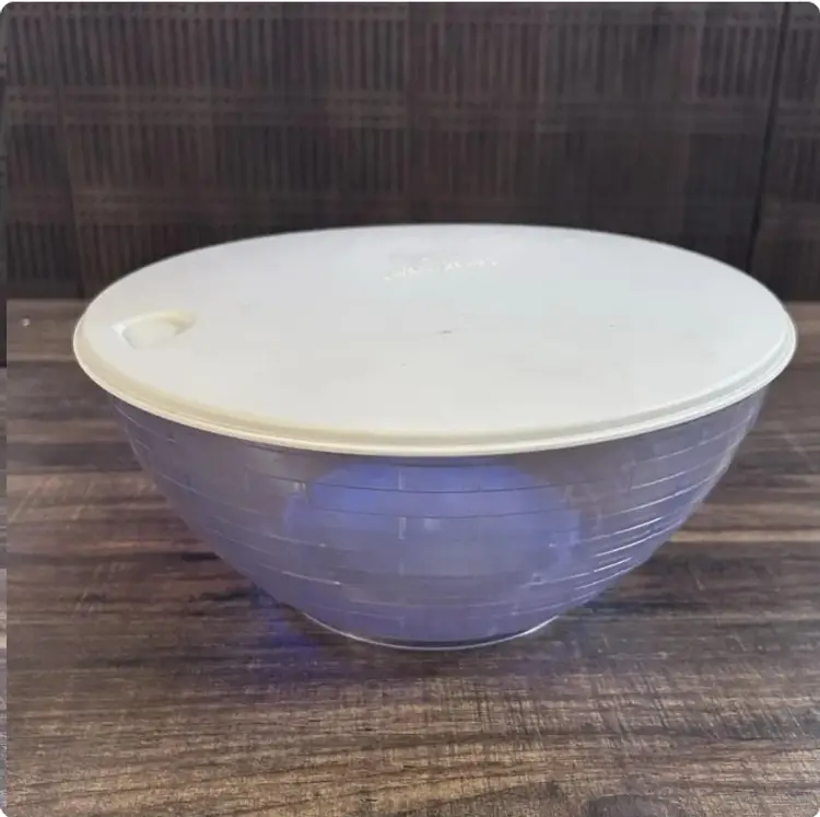 Vintage Longaberger Bowl Basket With Insert 11 Inch Round