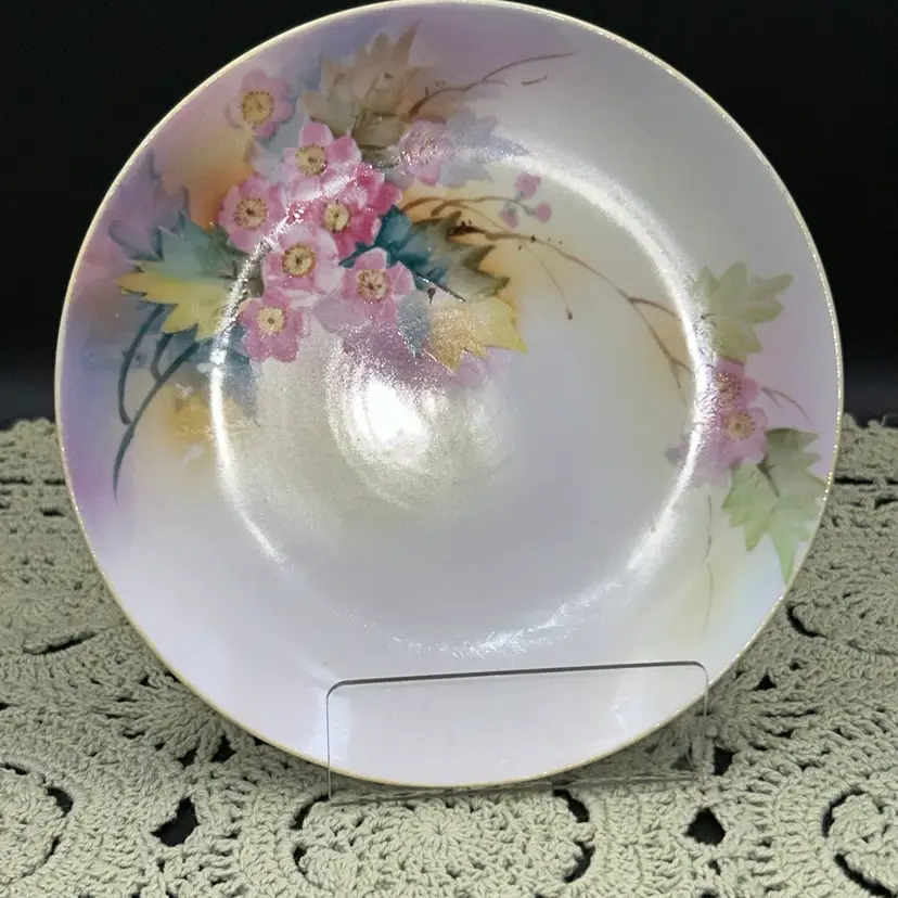 Vintage Hand Painted Nippon Plate. Signed T. Suriname.