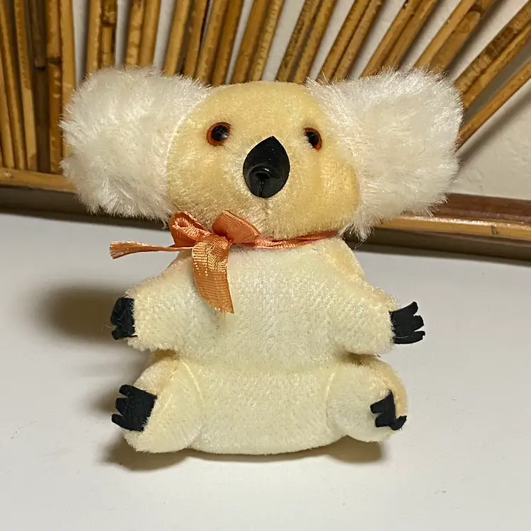1960s Plush Koala Bear Toy 5"