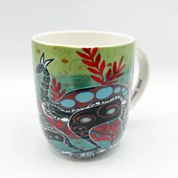 Maxwell & Williams Porcelain Mug By Melanie Hava Kangaroo Family Journeys