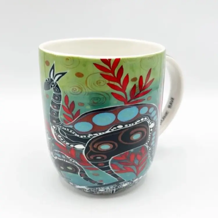 Maxwell & Williams Porcelain Mug By Melanie Hava Kangaroo Family Journeys