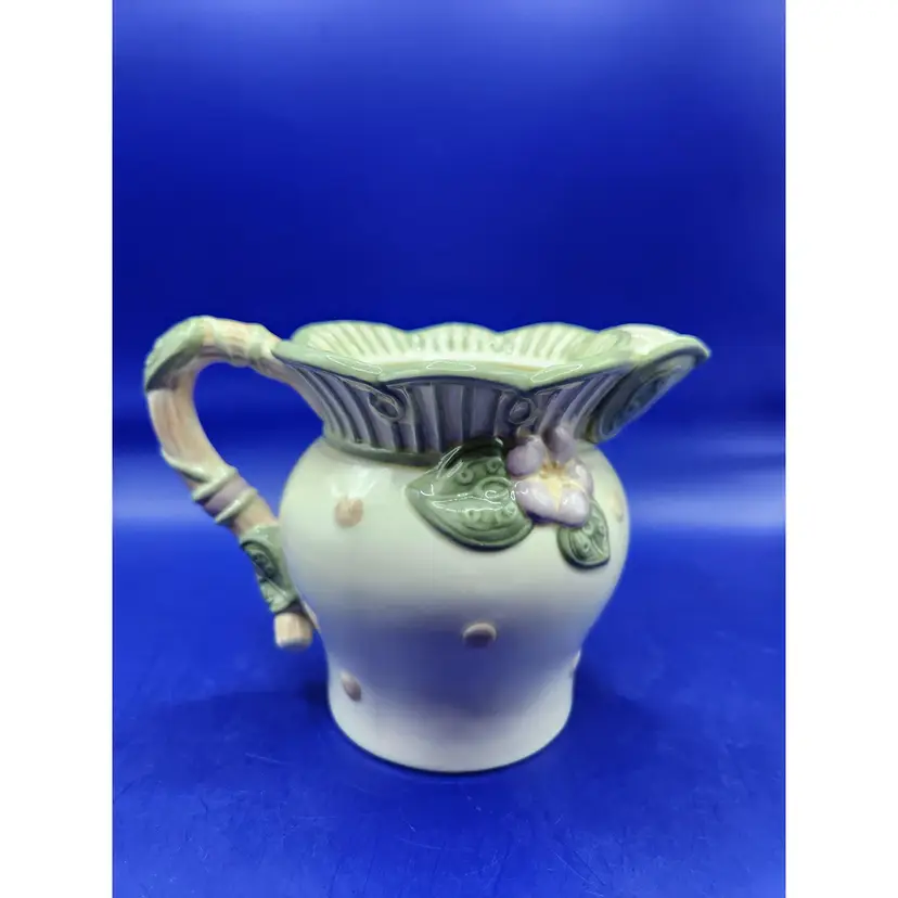 Demdaco Flower and Leaves Pitcher or Creamer 2001