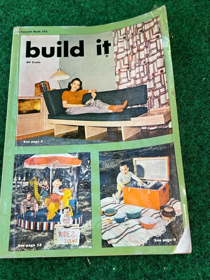 Vintage 1950 Build It A Fawcett Book 101