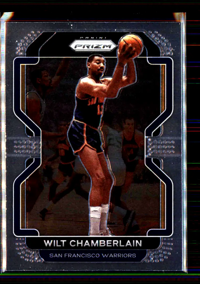Wilt Chamberlain 2021-22 Panini Prizm #260 - San Francisco Warriors - (136-172)