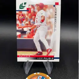 Albert Pujols #11/25 2003 Leaf Green Leaf Variation St Louis Cardinals