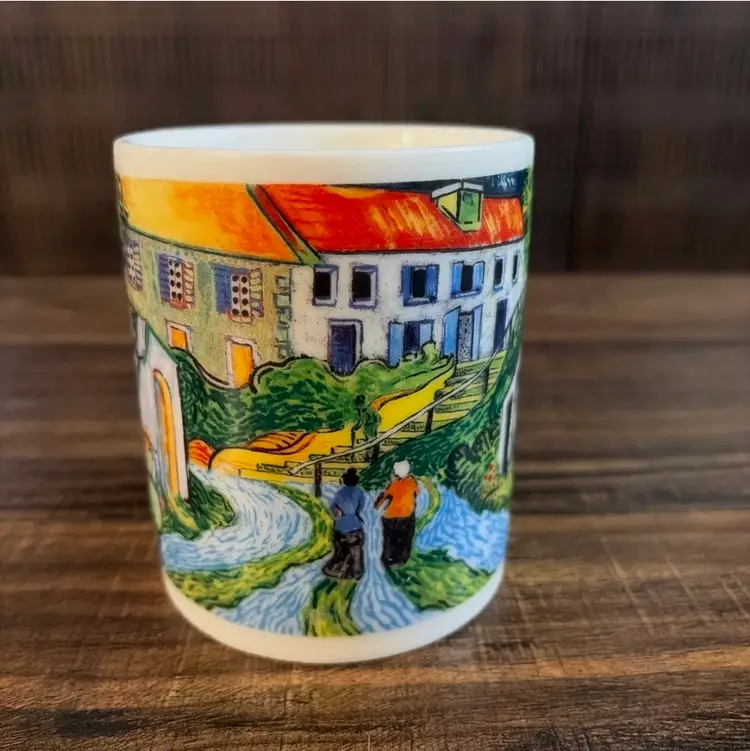Van Gogh The Harvest Painting Art Coffee Mug Museum Collectible Cup