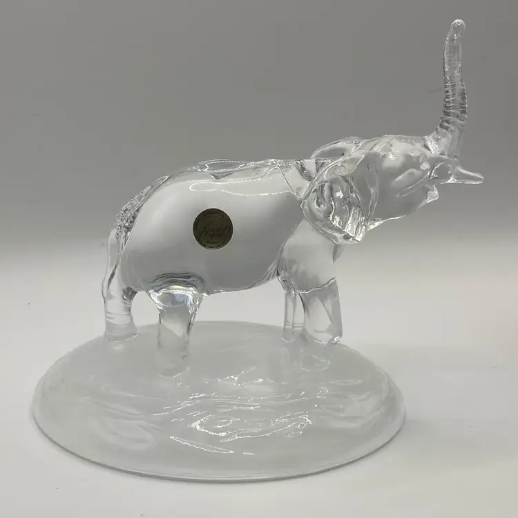 Crystal Elephant Figurine