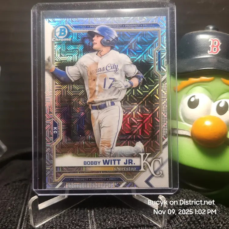 2021 Bowman Chrome Mojo - Bobby Witt Jr Kansas City Royals