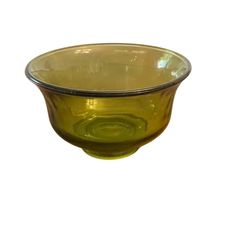 Olive Green Open Candy Dish/Serving Bowl