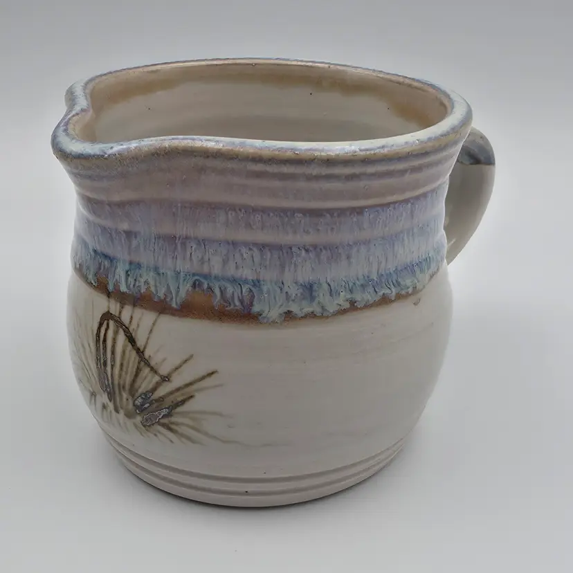Vintage Studio Pottery 1994 O'Clay Signed Art Pottery Creamer Pitcher