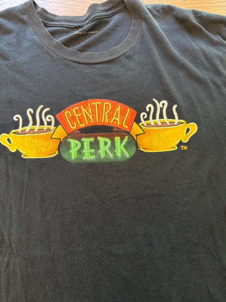 Black Central Perk T-Shirt Unisex