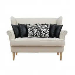 SOGA 6PC Modern Minimalist & Abstract Zebra Stripe Pillow Covers 45cm Decorative Set