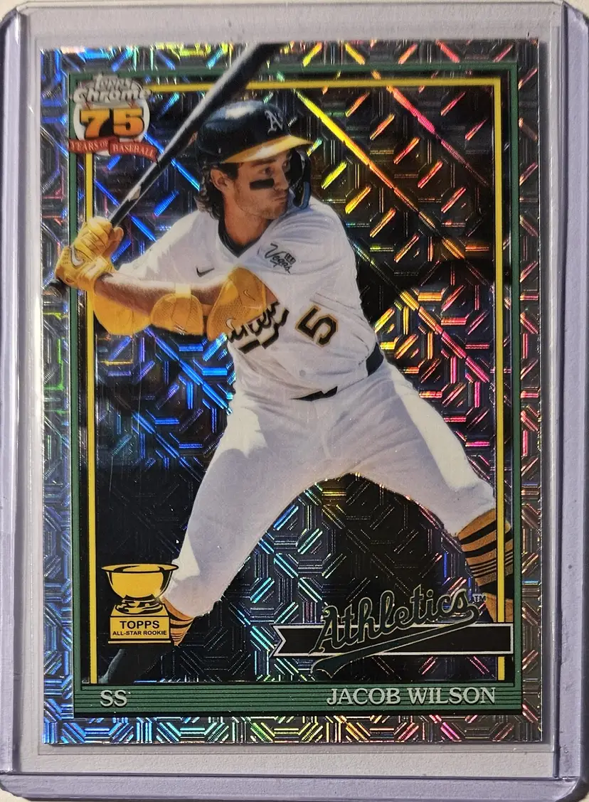2026 Topps Series 1 1991 Chrome Mojo Jacob Wilson Rookie Cup