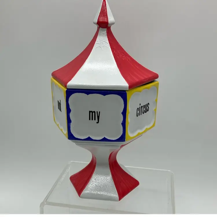 Handmade By Me Vintage BIG TOP Covered Candy Dish