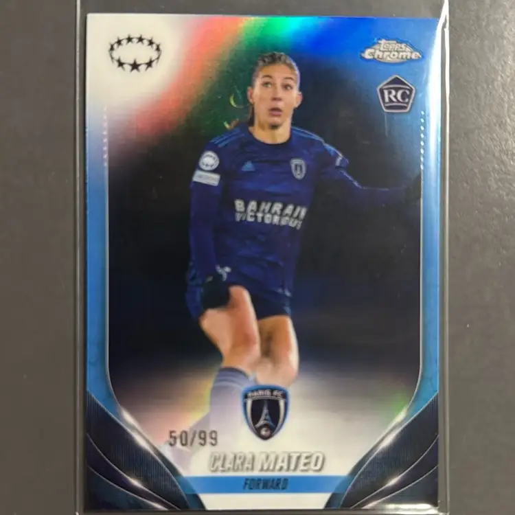 Clara Mateo Lot - Donruss Women’s World Cup 4/10 - Topps Chrome 50/99 - France & Paris FC