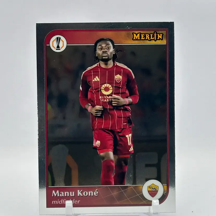 Manu Koné - 2024-25 Topps Merlin Chrome - Team France / AS Roma