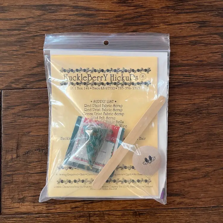 #01 Snowman Ornament Kit Includes Fabric & All The Fixins’