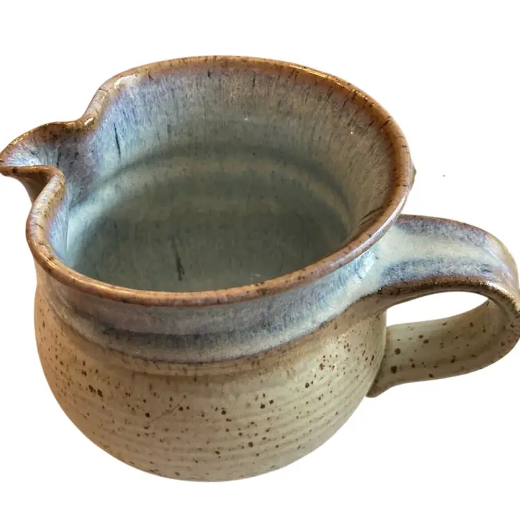 Beautiful Pottery Cream And Sugar Bowls