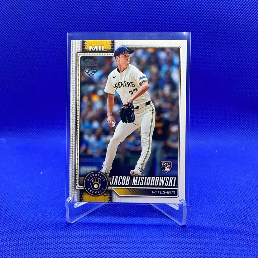 2026 Topps Jacob Misiorowski RC Milwaukee Brewers