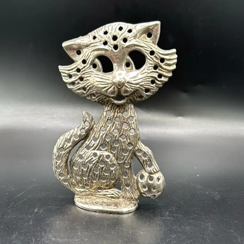 Vintage 1970’s Metal CST Earring Holder